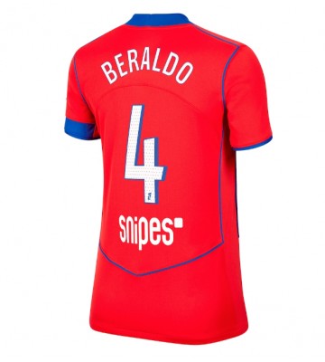 Paris Saint-Germain Lucas Beraldo #4 Replik 3rd trikot Damen 2025-26 Kurzarm